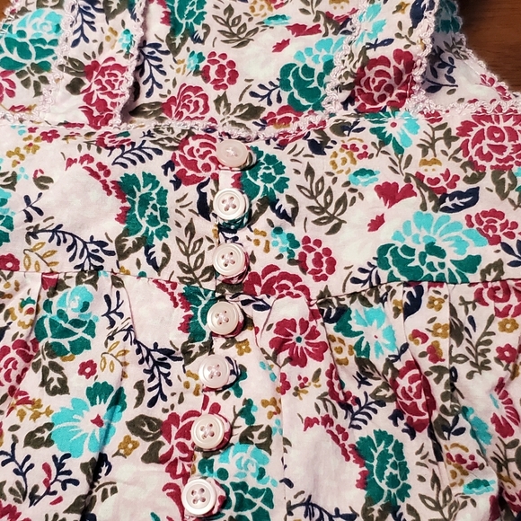 Vintage Floral Baby Gap Dress and Bloomers 12-18 NWT - Picture 5 of 5